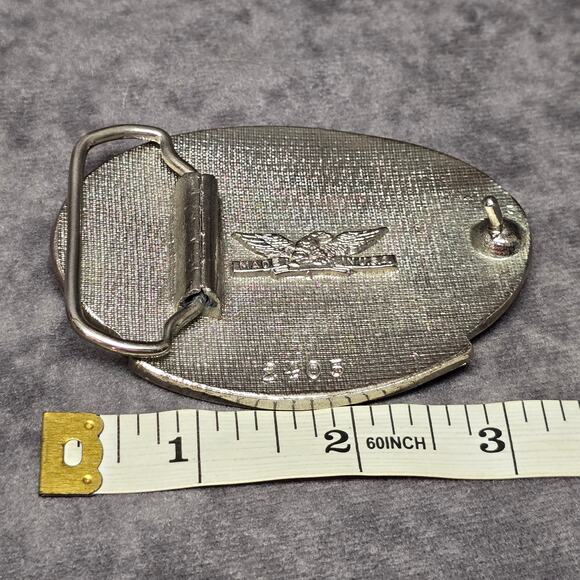 Vintage Military Airborne 1st Special Forces Heavy Cast Metal Belt Buckle USA - Picture 7 of 9